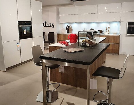 Exclusive Profiküche - Cremona Glasline glanz -