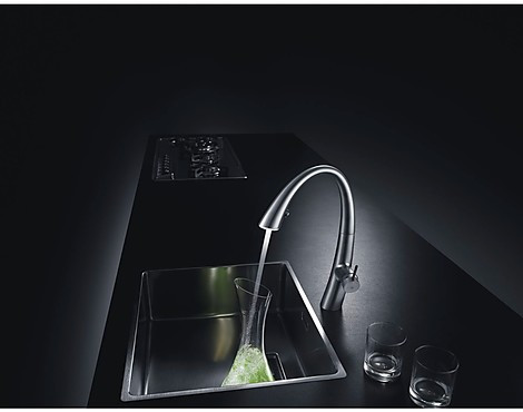 KWC Zoe Küchenarmatur mit LUMINAQUA® LED-Technologie chrom - Zoe