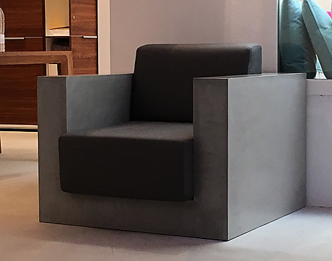 ww2 design © - Loungemöbel LS.5 FREIRAUM Beton Sessel