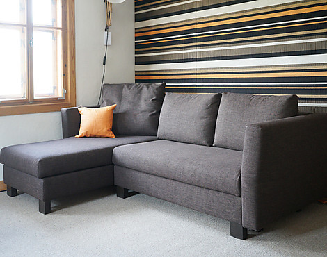 Designer Schlafsofa, klappbar Armlehnen - Good Life