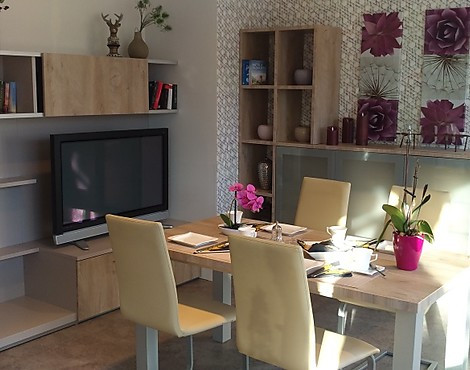 Wohnzimmer Esstisch - Mammut Eiche