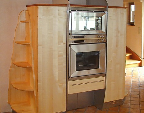 Küchenmodul Massivholz - Vorratsschrank