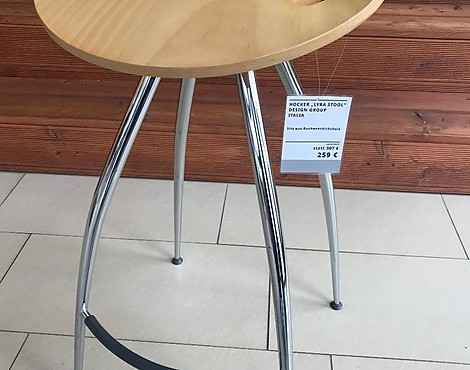 Holz Küchen Hocker - Lyra Stool