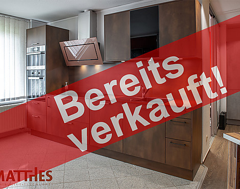 Moderne Designerküche - Targa Stahl Bronze