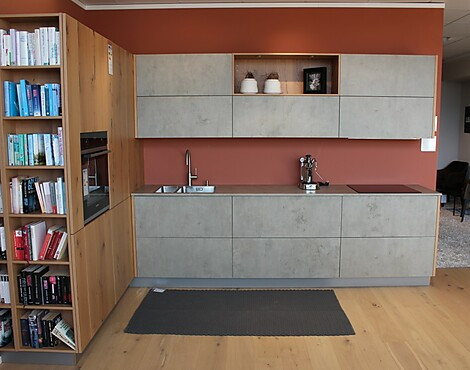 designorientierte L Küche mit hochwertigen Materialien - AV 8000