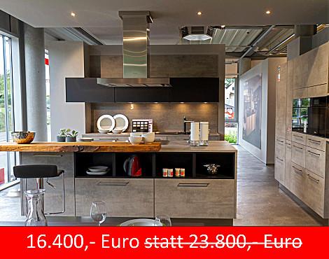 ⭐ Musterküche zum super Sonderpreis abzugeben - Koje 16⭐ - Miele - Nolte Stone