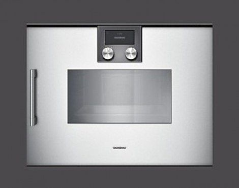 Gaggenau Dampfbackofen Serie 200 Silber NEUGERÄT - BSP 250130 rechtsangeschlagen