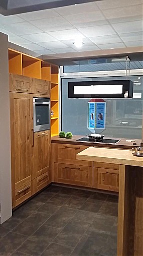 Schmidt küchen musterküche echt holz küche eiche aragon mit ...