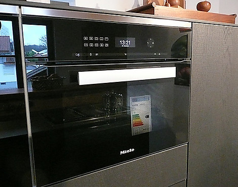 Kompakt Backofen schwarz - H 6401 B obsidianschwarz