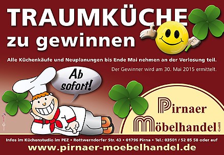 Pirnaer Möbelhandel - Gewinnspiel