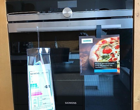 Siemens iQ700 Backofen HB 676GBS1 aus Ausstellung günstig! - Siemens iQ700 Backofen HB 676 GBS1 mit aktivclean