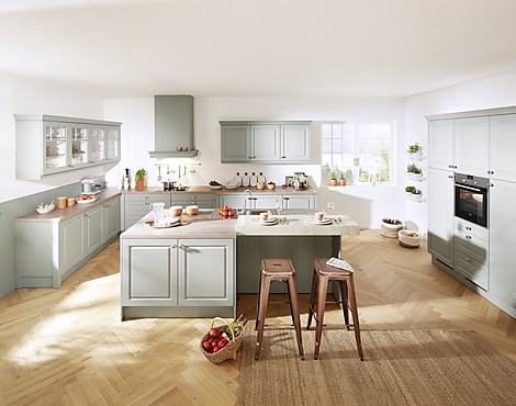 Inselküche Landhaus - Lackküche Kensingten