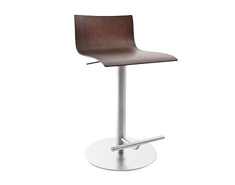 STOOL THIN OAK DARK WALNUT - STOOL THIN