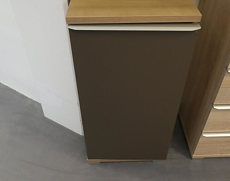 Kommode 1-türig, Dekor mocca/Nussbaum - SINUS DN1005
