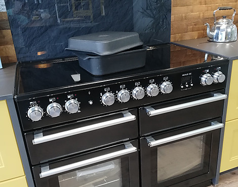 schwarz - Range Cooker NEXUS mit Induktionskochstelle 1100mm