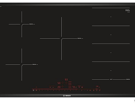 Induktionskochfeld - Bosch Serie | 8 Induktionskochfeld 80 cm autark, Schwarz