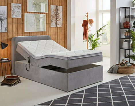 Boxspringbett mit Motor 100x200 cm - Gabriola