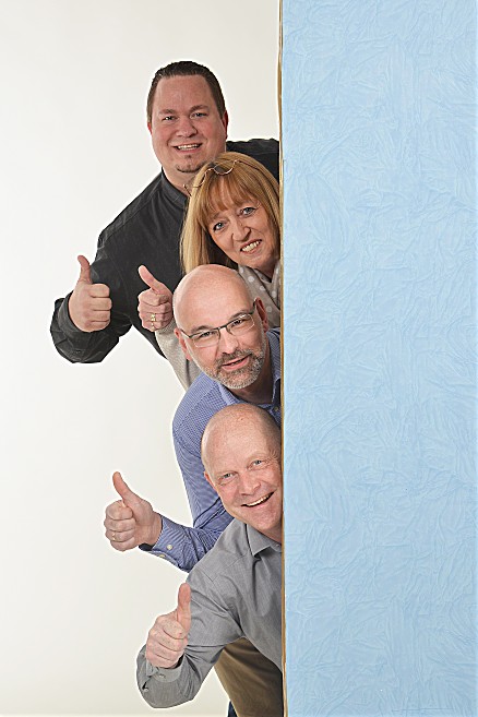Unser Küchenstudioleiter Michael Giersberg mit unseren Küchenspezialisten Gaby Hofrath und Torsten Hörper