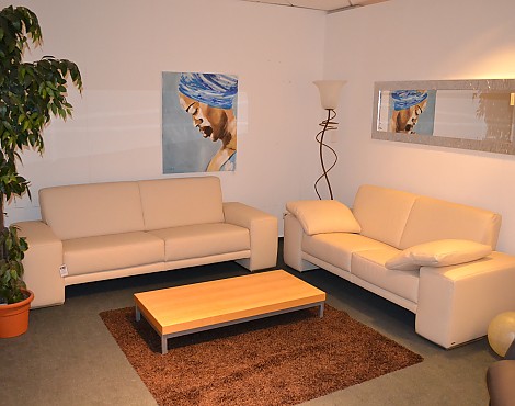 Couchgarnitur in Leder Ausstellungsstück/Abholung - NOVE