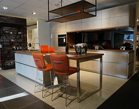 Grifflose Küche in Betonoptik - ELB 51.180