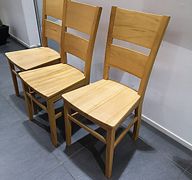 Stuhl - Sitz, Gestell und Rücken Kernbuche (3 Stk. verfügbar)