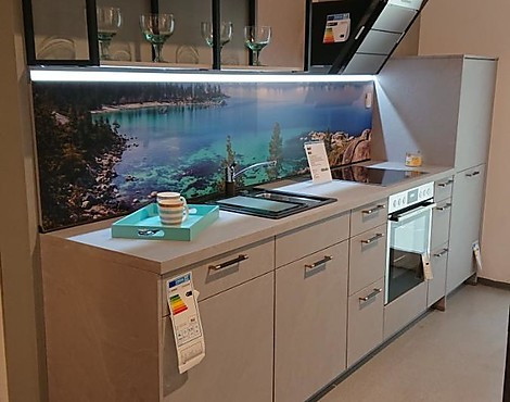 Muss RAUS wegen Umbau ! Nobilia Stone Art Schiefer Steingrau NB XL - Stone Art schiefer steingrau NB XL