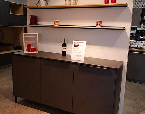 Ballerina, Eiche Furnier natur Sideboard - Sideboard Eiche Furnier passend zu Küche siehe oben