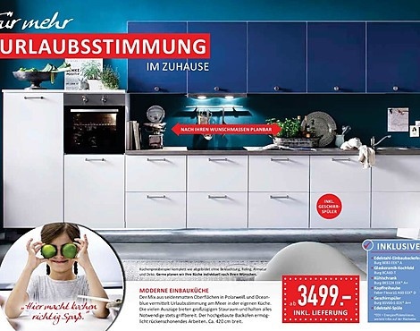 So könnte Ihre Küche aussehen - Moderne Einbauküche