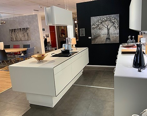 Modulküche Diamantlack Kristallweiß - Design von Pia Würtz