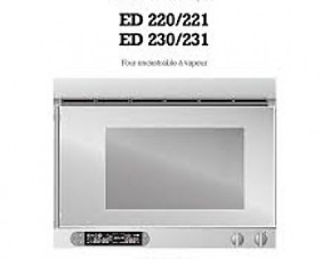 Einbau-Combi-Dampfbackofen 70 cm breit - ED 231 110