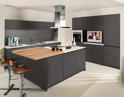 Modern in Steinstruktur mit Miele geräte - ALNOSTAR DUR