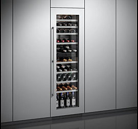 Gaggenau RW282260 Weinklimaschrank mit zwei getrennt steuerbaren Klimazonen und einer Kapazität von 80 Flaschen