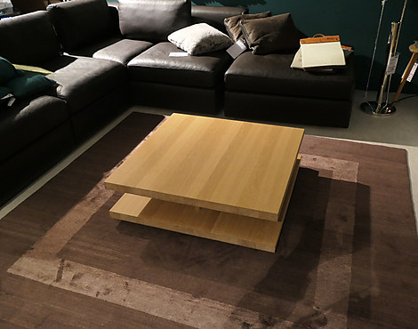 Couchtisch Eiche Weißöl ca. 90x90cm - C3 CTC399