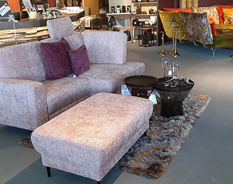 Couchgarnitur mit Hocker - City
