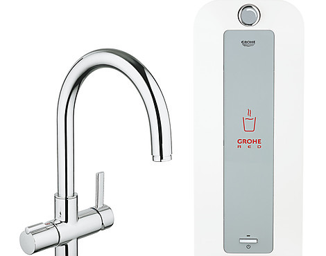 Red Duo Armatur und Kombi-Boiler Chrom - Red Duo 30079000