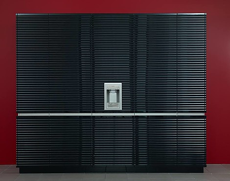 modern art grifflos - Contura Hochglanz schwarz