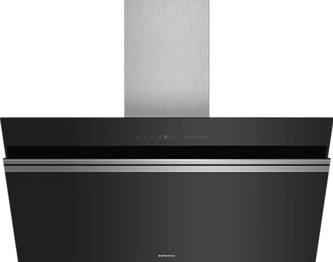 Siemens Dunstabzugshaube iQ700 90cm Klarglass schwarz - LC91KWW60
