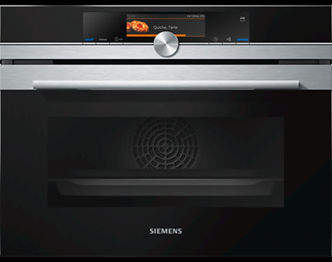 mit Dampfgar-Funktion und Sensorik für beste Ergebnisse. - CS658GRS6 Siemens Dampfbackofen
