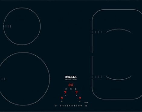 MIELE INDUKTIONS-KOCHFELD 75cm flächenbündig - MIELE KM 6348 flächenbündig AUSSTELLUNGSGERÄT UNBENUTZT!!