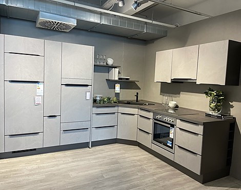 Moderne L-Küche mit Eckspüle - Vito-Kollektion Stefania