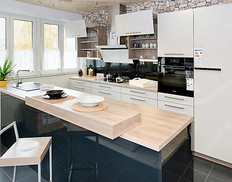 Moderne zweifarbige/zweizeilige Küche - Nur noch wenige Tage!!! Sonderpreis für Hochwertige Beckermann - Küche zweifarbig in Anthrazit Glanz + Malaga matt *** MIT TOP AUSSTATTUNG!!! ABHOLPREIS *** ACHTUNG NUR NOCH BIS 28. April 2019