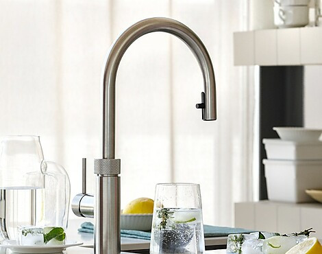 Quooker Flex Edelstahl mit Combi und Cube - Set aus Ausstellung - Quooker Flex Edelstahl mit Combi und Cube