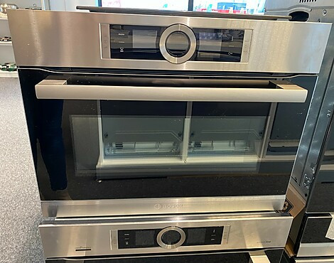 Bosch Einbau-Kompaktbackofen mit Mikrowellenfunktion CMG636BS2 - CMG636BS2