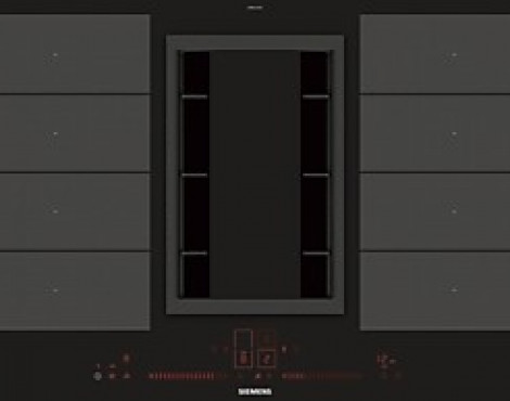 Kochstelle mit integriertem Dunstabzug 80 cm Induktions-Kochstelle, Glaskeramik - EX801LX34E
