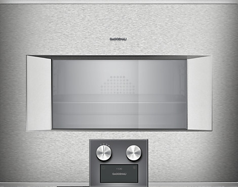 Dampfbackofen Serie 400, Türanschlag: Rechts, Bedienung unten, Edelstahl-hinterlegte Vollglastür - BS474112 Dampfbackofen OVP