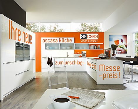 Sichern Sie sich unsere exklusiven Messekonditionen für Ihre Traumküche! - Die frei planbare ascasa Küche zum absolut unschlagbaren Messe-Preis!