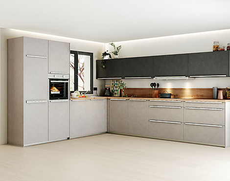 L-Küche mit einem modernen Look - Kiruna