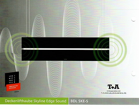 Neu Bestellung - Deckenlifthaube Skyline Edge Sound BDL SKE-S