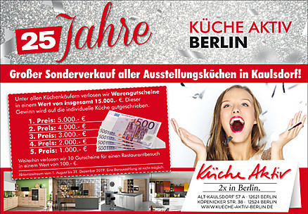 Sonderverkauf Ausstellungsküchen bei Küche Aktiv Berlin Sonderverkauf Ausstellungsküchen bei Küche Aktiv Berlin