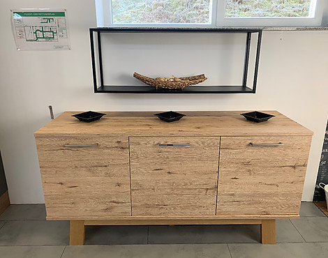 Sideboard Nolte A19 Artwood 22W Kunststoff, Wildeiche rustikal (Ausstellungsstück) - Sideboard Nolte A19 Artwood 22W Kunststoff, Wildeiche rustikal (Ausstellungsstück)